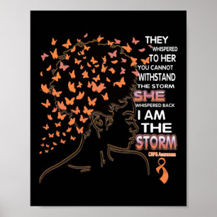 I Am The Storm Black Woman Crps Awareness Poster