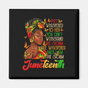 I Am The Storm Black Women Black History Month Magnet