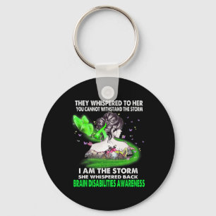 I Am The Storm Brain Disabilities Awareness  Key Ring