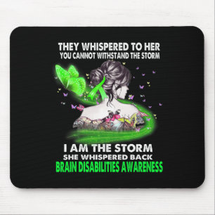 I Am The Storm Brain Disabilities Awareness  Mouse Pad