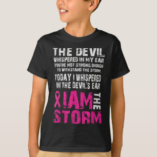 I Am The Storm Breast Cancer Awareness T-Shirt