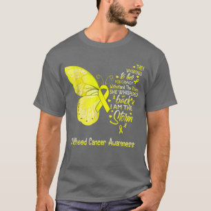 I Am The Storm Childhood Cancer Awareness Butterfl T-Shirt
