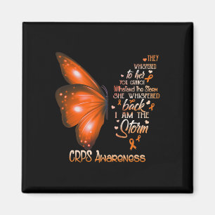 I Am The Storm Crps Awareness Butterfly Magnet