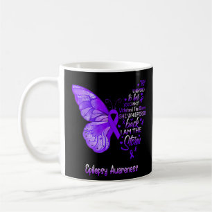 I Am The Storm Epilepsy Awareness Butterfly Coffee Mug