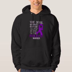 I Am The Storm Epilepsy Warrior Awareness Purple G Hoodie