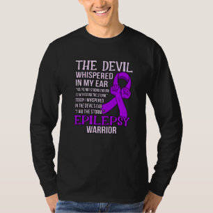 I Am The Storm Epilepsy Warrior Awareness Purple G T-Shirt