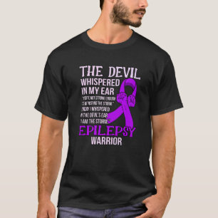 I Am The Storm Epilepsy Warrior Awareness Purple G T-Shirt