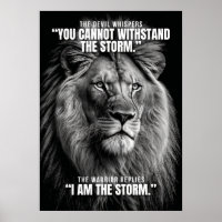 I Am the Storm - Inspirational Quote