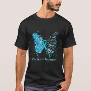 I Am The Storm Knee Injury Awareness Butterfly T-Shirt
