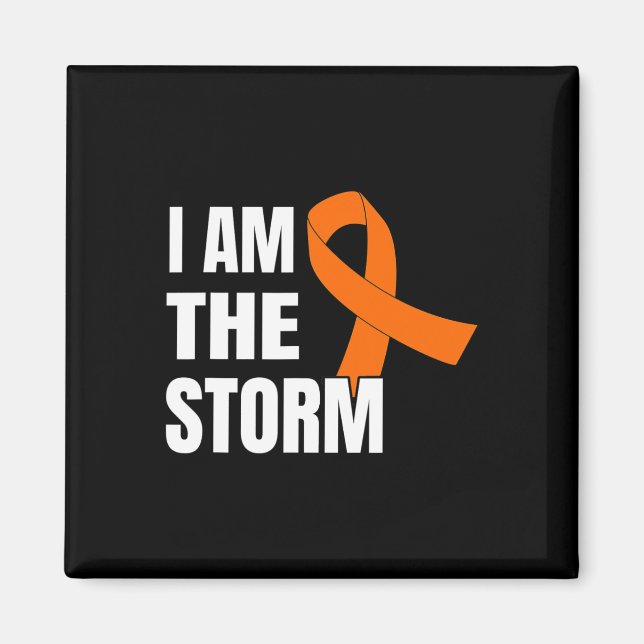 I Am The Storm Leukaemia Awareness 1  Magnet (Front)