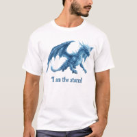 I Am The Storm Majestic Blue Ice Dragon