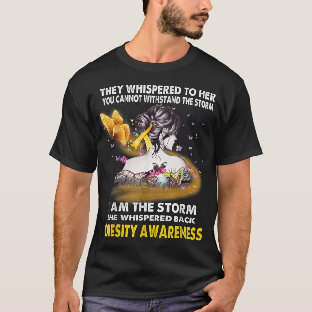 I Am The Storm Obesity Awareness T2 T-Shirt (Front)