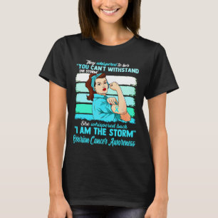 I Am The Storm OVARIAN CANCER AWARENESS T-Shirt