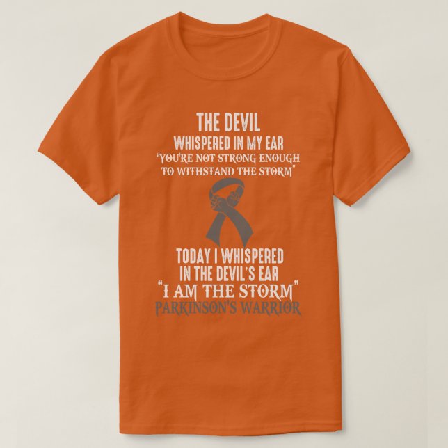 I Am The Storm Parkinsons Awareness Warrior T-Shirt (Design Front)