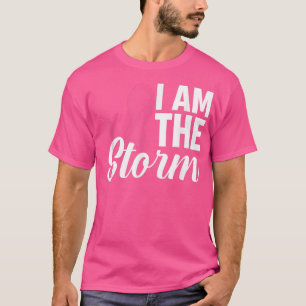 I Am The Storm Pink Ribbon Breast Cancer Awareness T-Shirt