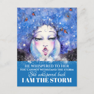 I AM THE STORM POSTCARD