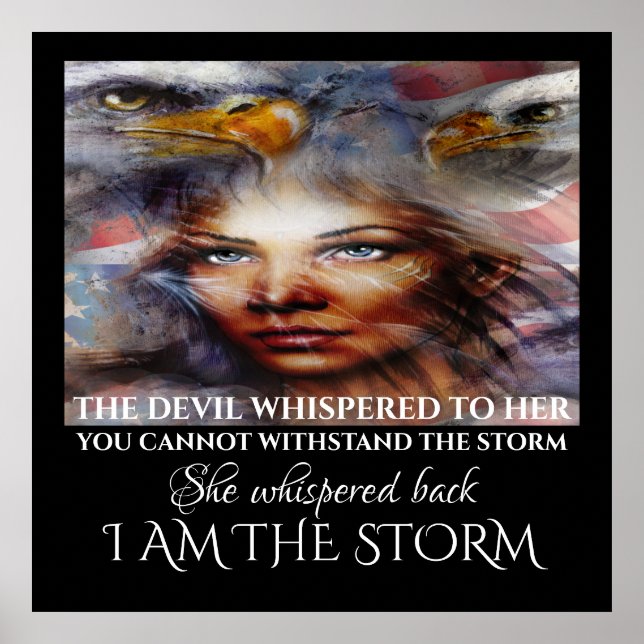 I Am The Storm Poster (Front)