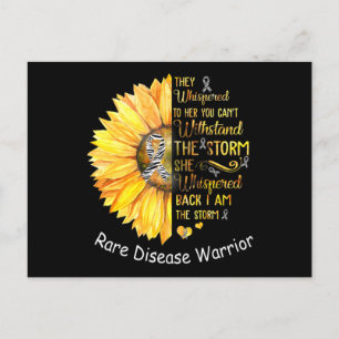 I am the Storm Rare Disease Warrior T-Shirt38 Postcard