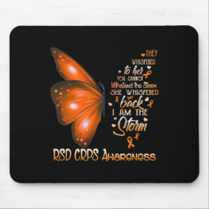 I Am The Storm Rsd Crps Awareness Butterfly  Mouse Pad