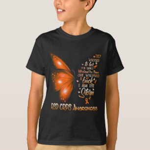 I Am The Storm Rsd Crps Awareness Butterfly  T-Shirt