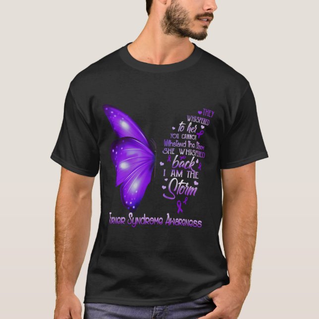 I Am The Storm Turner Syndrome Awareness Butterfly T-Shirt (Front)