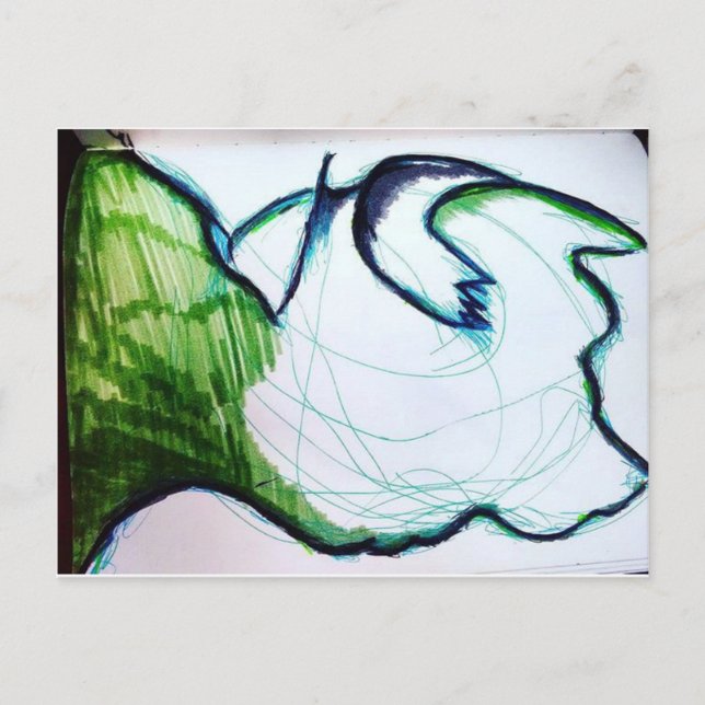 I am the Stranger Thing Postcard (Front)