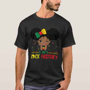 I Am The Strong African Queen girls  Black History T-Shirt