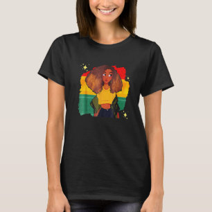 I Am The Strong African Queen Girls Black History  T-Shirt