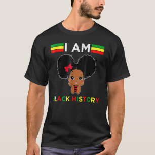 I Am The Strong African Queen Girls Black History T-Shirt