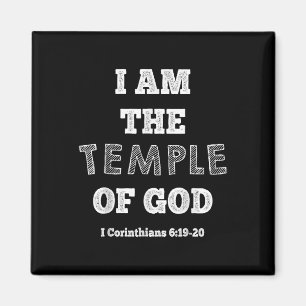 I Am The Temple Of God I Corinthians 6_19-20 Chris Magnet