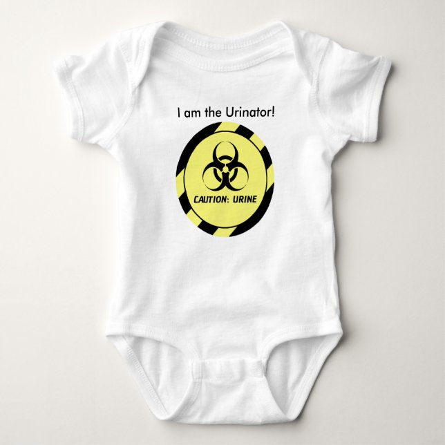 I am the Urinator! Baby Bodysuit (Front)