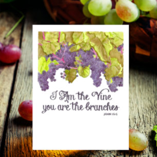 I Am the Vine Inspirational Postcard