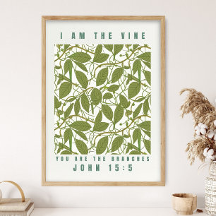 I am The Vine You Are The Branches Wall Art Christ