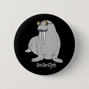 I am the Walrus 6 Cm Round Badge