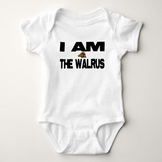 I Am the Walrus Baby Bodysuit (Front)