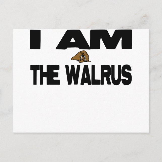 I Am the Walrus Postcard (Front)