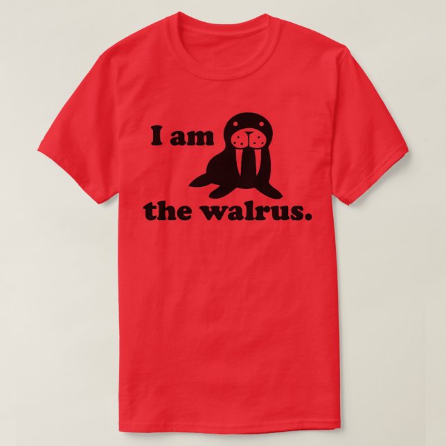 I Am The Walrus T-Shirt (Design Front)