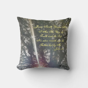 "I Am The Way" Nature Throw Pillow