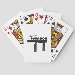 I Am The Weapon Playing Cards