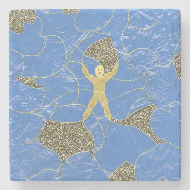       I Am Totality - Marble Stone Coaster (Front)