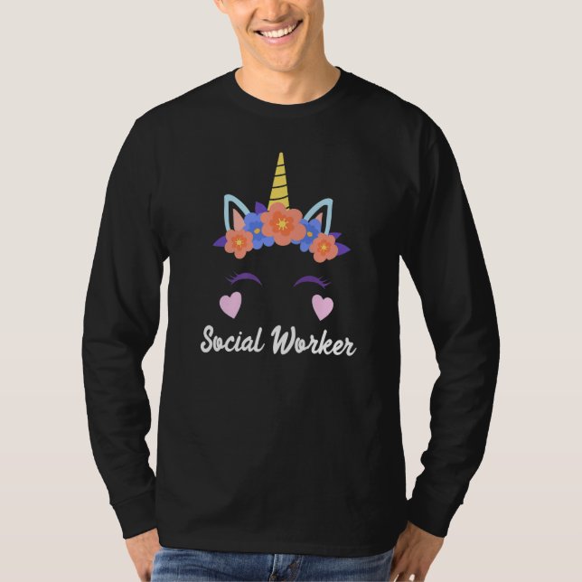 I am unique I am a social worker T-Shirt (Front)