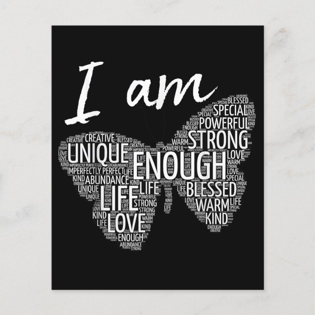 I Am Unique Strong Law of Attraction Positive Affi (Front)
