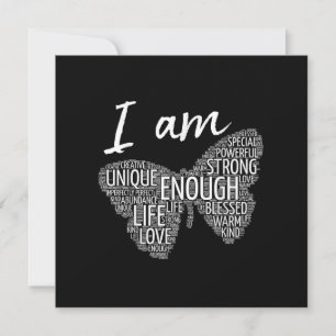 I Am Unique Strong Law of Attraction Positive Affi Invitation