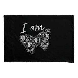 I Am Unique Strong Law of Attraction Positive Affi Pillowcase