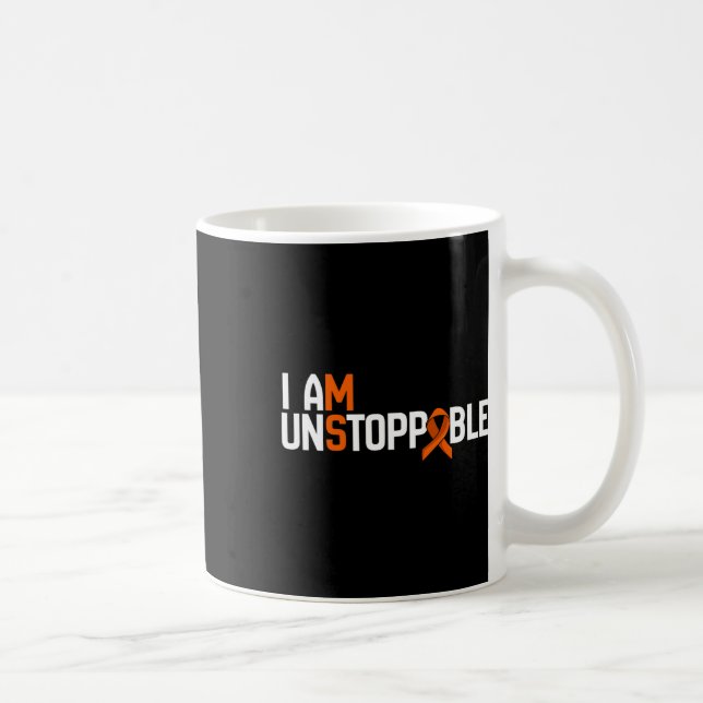 I Am Unstoppable Multiple Sclerosis Ms Awareness M Coffee Mug (Right)