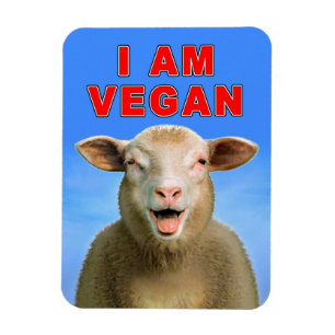 I AM VEGAN MAGNET