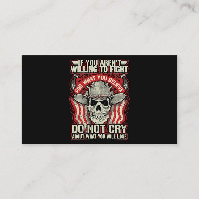 I Am Veteran ExArmy Served Sacrificed Respect Vete Business Card (Front)