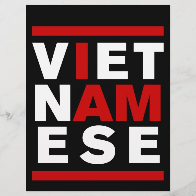 I AM VIETNAMESE FLYER (Front)