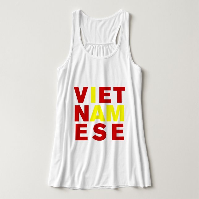 I AM VIETNAMESE SINGLET (Design Front)