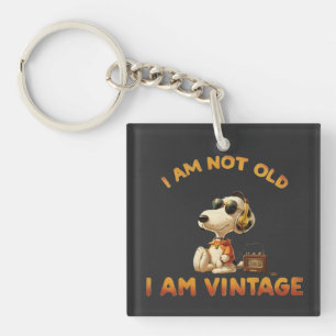 I am Vintage Key Ring